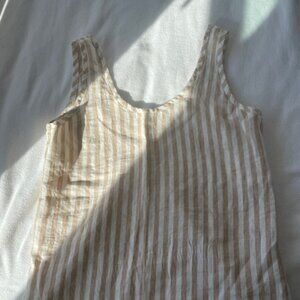 Everlane Linen Scoop-Neck Tank Size 6